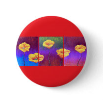 Yellow Poppy Flower Painting - Multi