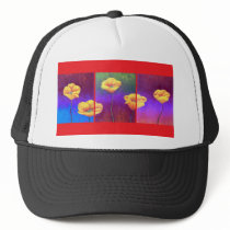 Yellow Poppy Flower Painting - Multi