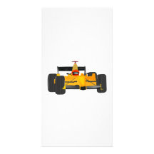 Yellow Racecar Photo Card