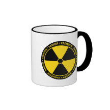 Yellow Radiation Symbol Mug