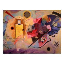 Yellow Red Blue Postcards