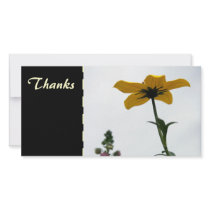 Yellow & Red Custom Photo Card