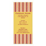 yellow red ribbons rack card template