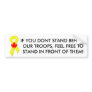Yellow_Ribbon, 562px-Canada_Maple_Leaf_svg, IF ... Bumper Stickers