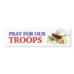 "Yellow Ribbon " Ethnic Patriotic Angel Bumper Stickers