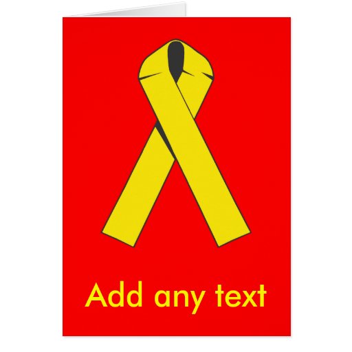 Yellow Ribbon Products and Apparel Greeting Card