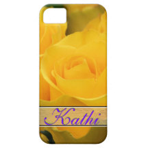 Yellow Rose 1619-2 iPhone Case + 9 more choices iPhone 5 Cover