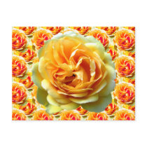 Yellow Rose Bloom Postcard