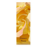 Yellow Rose Bookmark Profile card