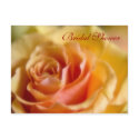 Yellow Rose • Bridal Shower Postcard