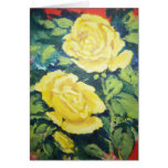 yellow  Rose Card