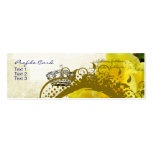 Yellow Rose & Crown Profile Cards business cards