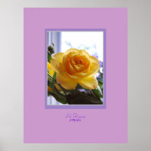 Yellow Rose Delight Print