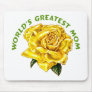 Yellow Rose for Mom Mouse Pad