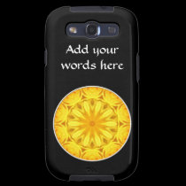 Yellow Rose Kaleidoscope casemate cases