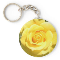 Yellow Rose Key Chain