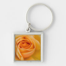 Yellow Rose Keychain
