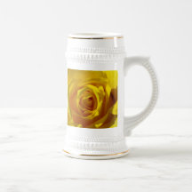Yellow Rose Macro Mugs