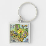 Yellow Rose of Texas Keychain