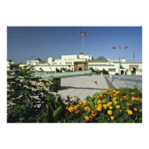 yellow Royal palace, Rabat, capital of Morocco flo Personalized Invitation