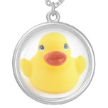Yellow Rubber Ducks Custom Necklace