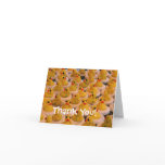 Yellow Rubber Ducks Funny Thank You Card