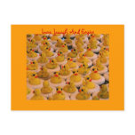 Yellow Rubber Ducks Inspirational Postcard