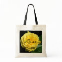 Yellow Ruffle Rose Bag