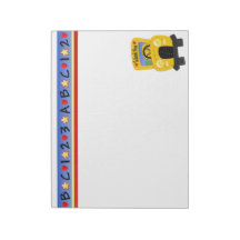 Yellow School Bus Scratch Pad