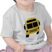 yellow school bus tee shirts
