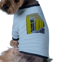 Yellow shutters dog clothing