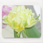 Yellow single flower 2 Mouse Pad mousepads