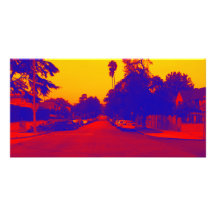 Yellow Sky Photo Card