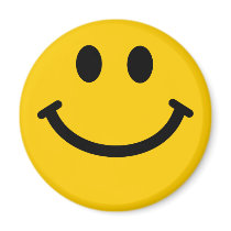 Yellow Smiley Face Magnet