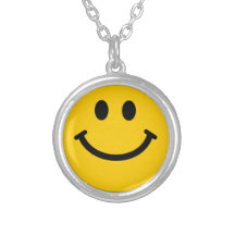 Yellow Smiley Face Pendant