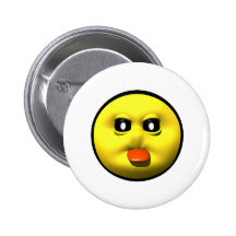 Yellow smiley sticking out tounge buttons