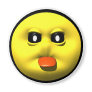 Yellow smiley sticking out tounge