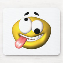 Yellow smiley that went nuts mouse mat