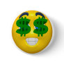 yellow smiley with money eyes button