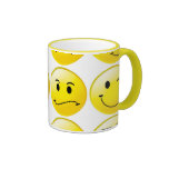Yellow Smileys Coffee Mugs