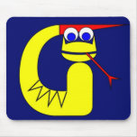 Yellow Snake Mouse Mat