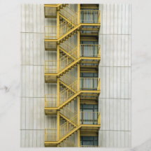 yellow stairways full colour flyer