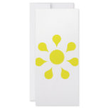 yellow sun icon rack cards