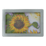 Yellow Sunflower Belt Buckle