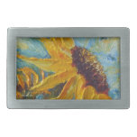 Yellow Sunflower Belt Buckle