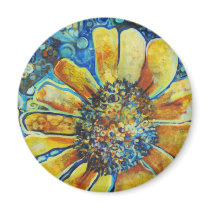 Yellow Sunflower Magnet