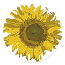 Yellow Sunflower Sticker