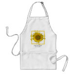 Yellow Sunflower Wedding Apron