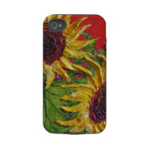 Yellow Sunflowers iPhone 4 Case