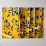 Yellow Surfboards in Racks posters